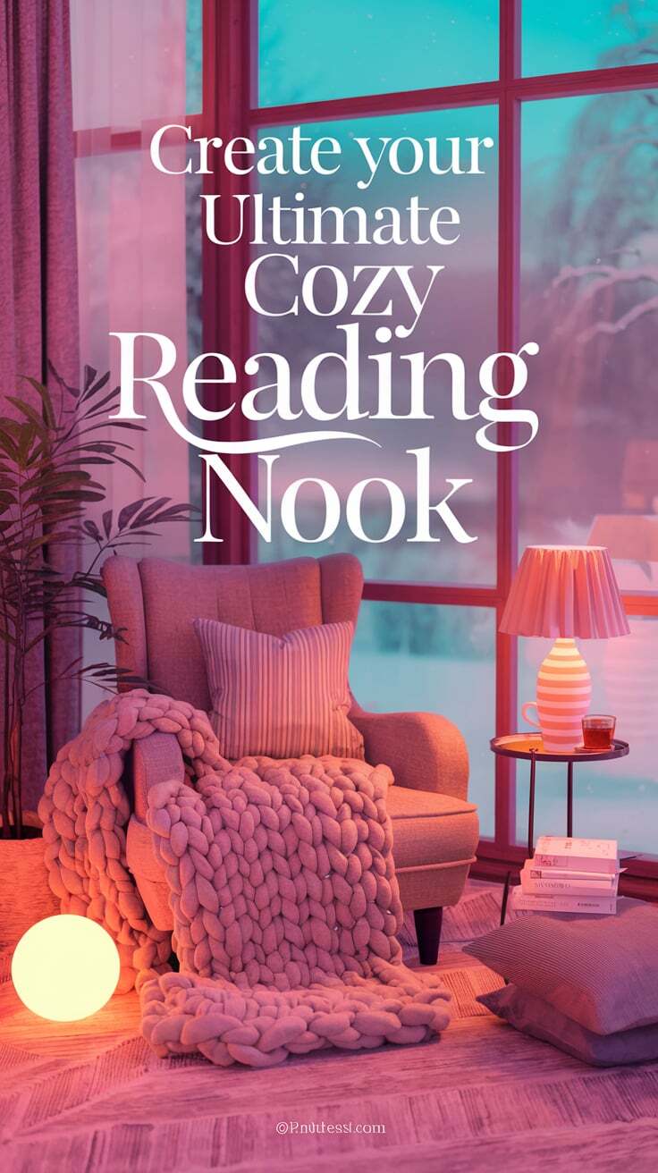 Cozy reading nook